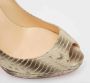 Christian Louboutin Pre-owned Fabric heels Beige Dames - Thumbnail 7