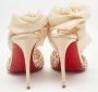 Christian Louboutin Pre-owned Fabric heels Beige Dames - Thumbnail 5