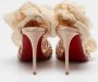 Christian Louboutin Pre-owned Fabric heels Beige Dames - Thumbnail 4