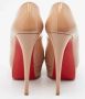 Christian Louboutin Pre-owned Fabric heels Beige Dames - Thumbnail 3