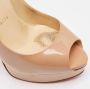 Christian Louboutin Pre-owned Fabric heels Beige Dames - Thumbnail 5