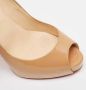 Christian Louboutin Pre-owned Fabric heels Beige Dames - Thumbnail 5