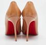 Christian Louboutin Pre-owned Fabric heels Beige Dames - Thumbnail 3