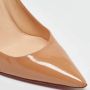 Christian Louboutin Pre-owned Fabric heels Beige Dames - Thumbnail 5