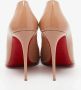 Christian Louboutin Pre-owned Fabric heels Beige Dames - Thumbnail 3