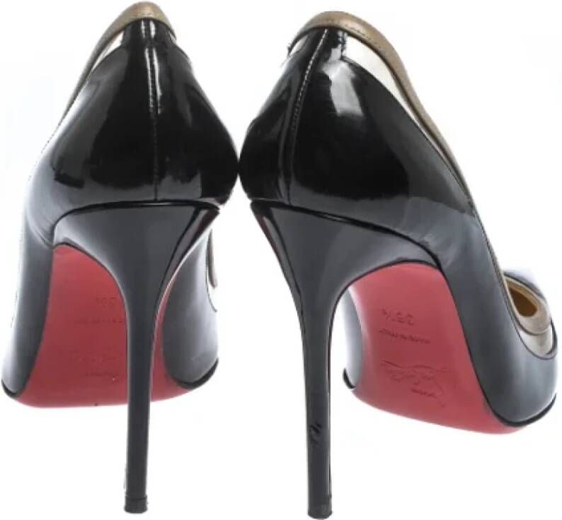 Christian Louboutin Pre-owned Fabric heels Black Dames