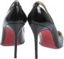 Christian Louboutin Pre-owned Fabric heels Black Dames - Thumbnail 4