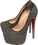 Christian Louboutin Pre-owned Fabric heels Black Dames - Thumbnail 3