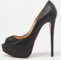 Christian Louboutin Pre-owned Fabric heels Black Dames - Thumbnail 2