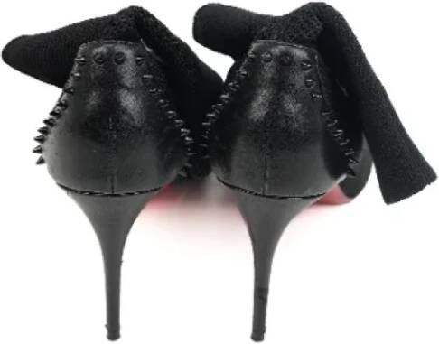 Christian Louboutin Pre-owned Fabric heels Black Dames