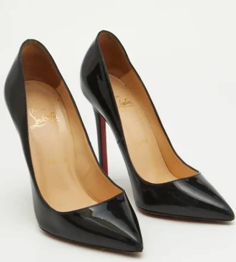 Christian Louboutin Pre-owned Fabric heels Black Dames