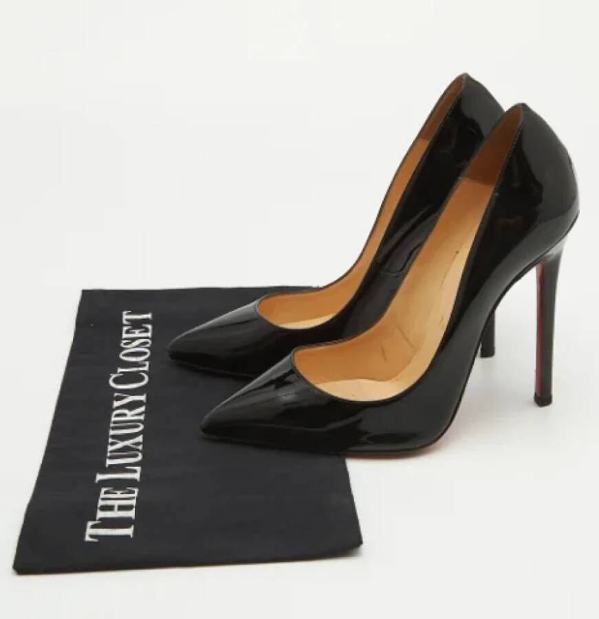 Christian Louboutin Pre-owned Fabric heels Black Dames