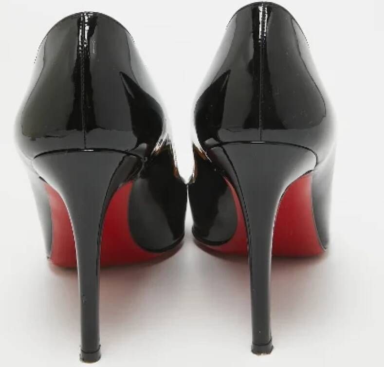 Christian Louboutin Pre-owned Fabric heels Black Dames