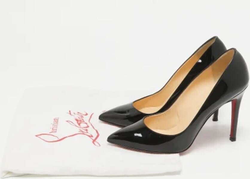 Christian Louboutin Pre-owned Fabric heels Black Dames