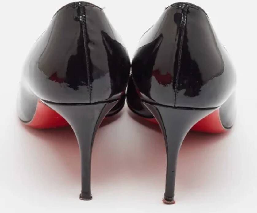 Christian Louboutin Pre-owned Fabric heels Black Dames