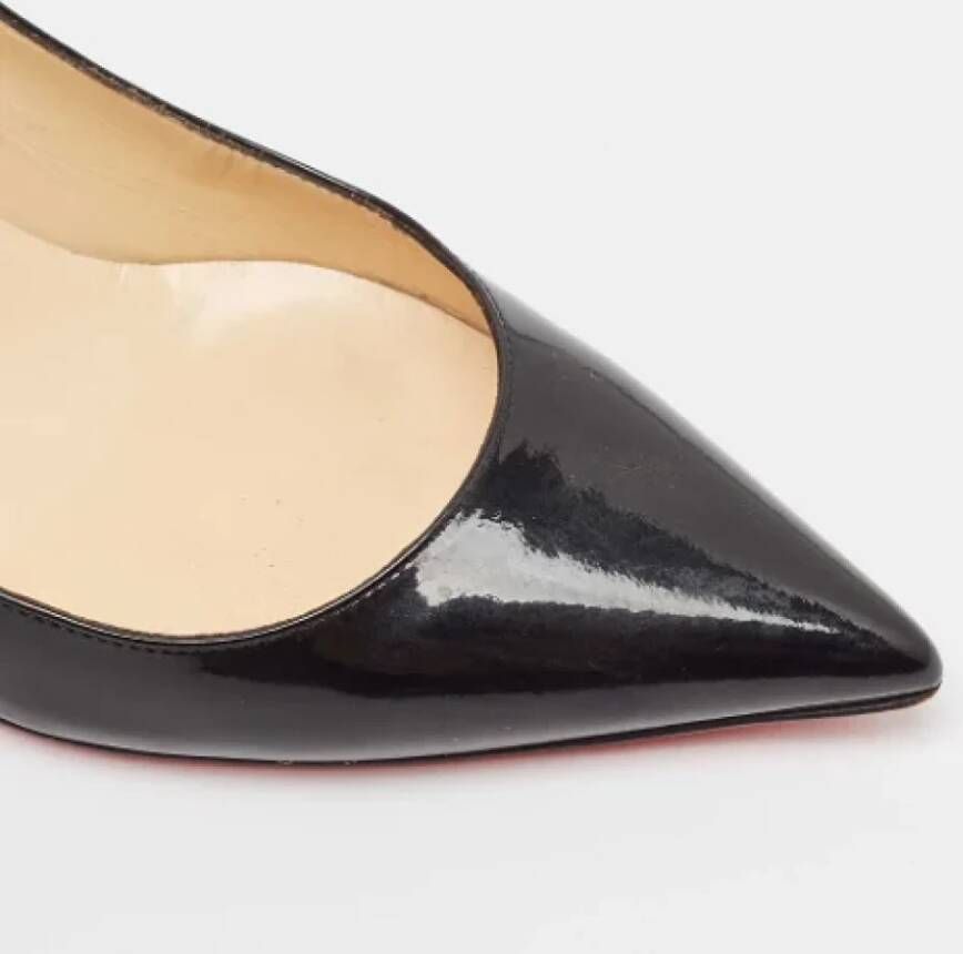 Christian Louboutin Pre-owned Fabric heels Black Dames