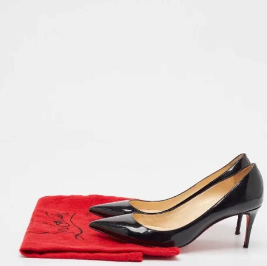 Christian Louboutin Pre-owned Fabric heels Black Dames