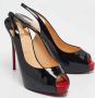 Christian Louboutin Pre-owned Fabric heels Black Dames - Thumbnail 2