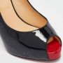 Christian Louboutin Pre-owned Fabric heels Black Dames - Thumbnail 5