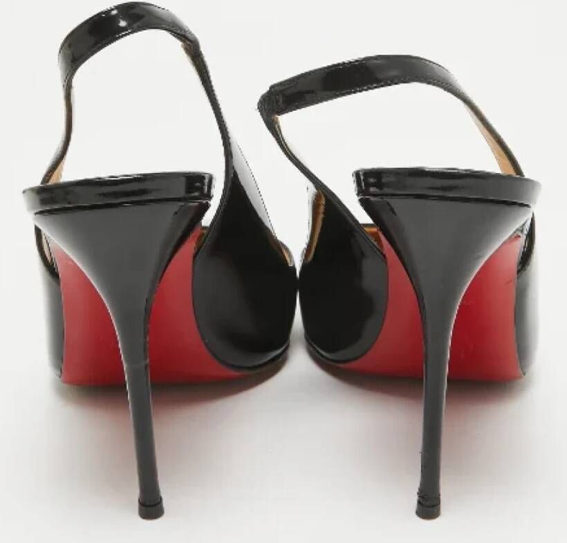 Christian Louboutin Pre-owned Fabric heels Black Dames