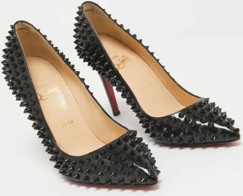 Christian Louboutin Pre-owned Fabric heels Black Dames