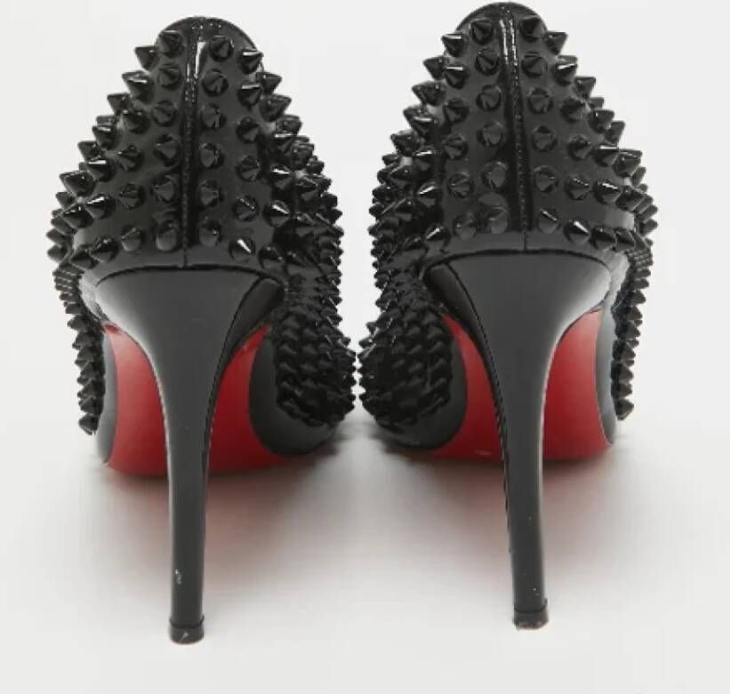 Christian Louboutin Pre-owned Fabric heels Black Dames