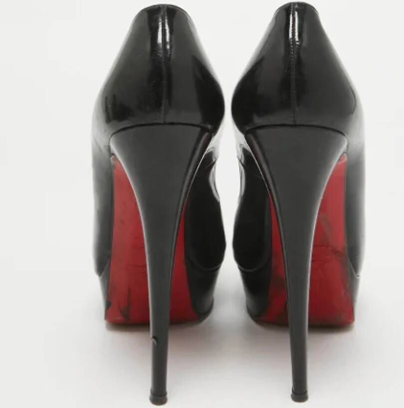 Christian Louboutin Pre-owned Fabric heels Black Dames