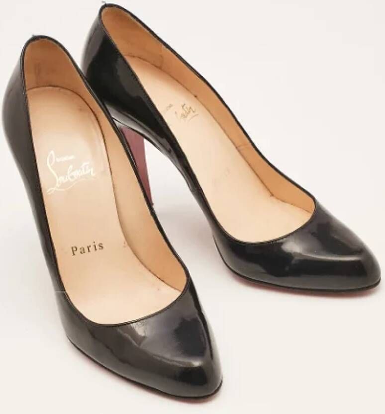 Christian Louboutin Pre-owned Fabric heels Black Dames