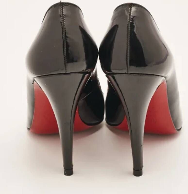 Christian Louboutin Pre-owned Fabric heels Black Dames