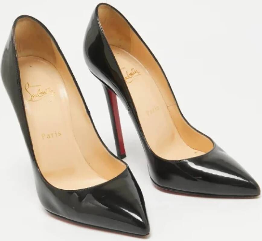 Christian Louboutin Pre-owned Fabric heels Black Dames