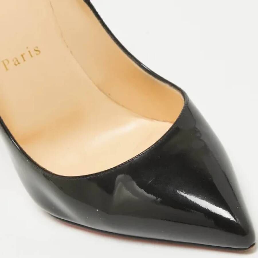 Christian Louboutin Pre-owned Fabric heels Black Dames