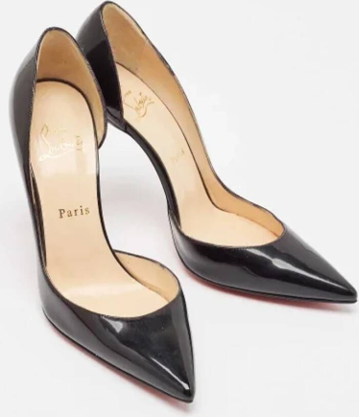 Christian Louboutin Pre-owned Fabric heels Black Dames