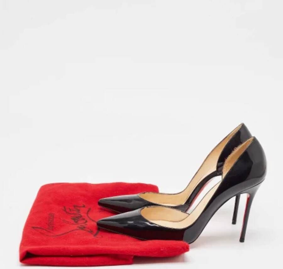 Christian Louboutin Pre-owned Fabric heels Black Dames