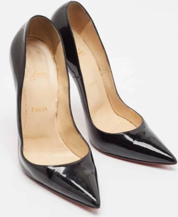 Christian Louboutin Pre-owned Fabric heels Black Dames