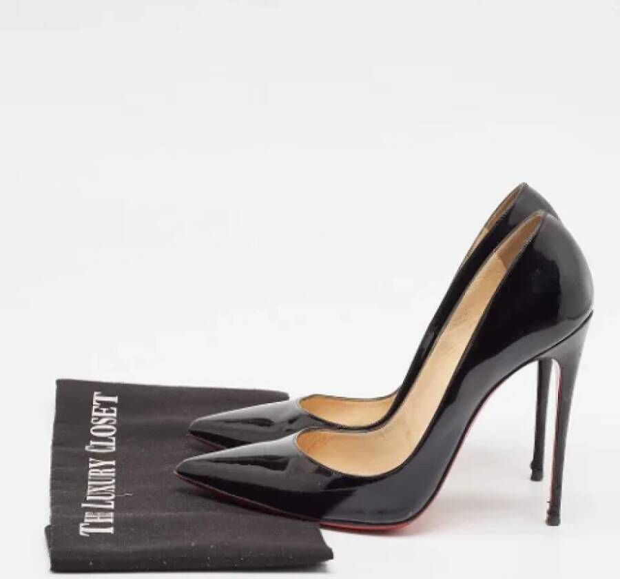 Christian Louboutin Pre-owned Fabric heels Black Dames