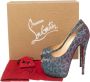 Christian Louboutin Pre-owned Fabric heels Blue Dames - Thumbnail 8