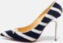 Christian Louboutin Pre-owned Fabric heels Blue Dames - Thumbnail 2