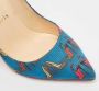 Christian Louboutin Pre-owned Fabric heels Blue Dames - Thumbnail 5