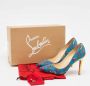 Christian Louboutin Pre-owned Fabric heels Blue Dames - Thumbnail 7