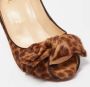 Christian Louboutin Pre-owned Fabric heels Brown Dames - Thumbnail 8