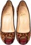 Christian Louboutin Pre-owned Fabric heels Brown Dames - Thumbnail 2