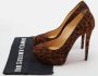 Christian Louboutin Pre-owned Fabric heels Brown Dames - Thumbnail 9