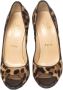 Christian Louboutin Pre-owned Fabric heels Brown Dames - Thumbnail 2
