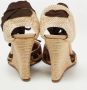 Christian Louboutin Pre-owned Fabric heels Brown Dames - Thumbnail 5