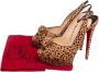 Christian Louboutin Pre-owned Fabric heels Brown Dames - Thumbnail 7