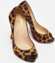 Christian Louboutin Pre-owned Fabric heels Brown Dames - Thumbnail 3