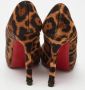 Christian Louboutin Pre-owned Fabric heels Brown Dames - Thumbnail 4