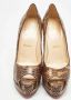 Christian Louboutin Pre-owned Fabric heels Brown Dames - Thumbnail 3