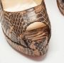 Christian Louboutin Pre-owned Fabric heels Brown Dames - Thumbnail 7