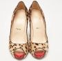 Christian Louboutin Pre-owned Fabric heels Brown Dames - Thumbnail 2